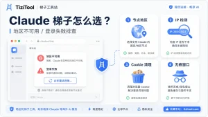 Claude 用什么梯子稳定？地区不可用和登录失败怎么解决