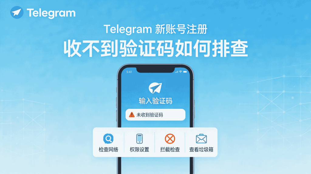 Telegram收不到验证码时通过稳定梯子节点和IP检测进行排查