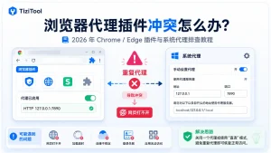 浏览器代理插件冲突怎么办？2026 年梯子工具、系统代理和网页打不开排查